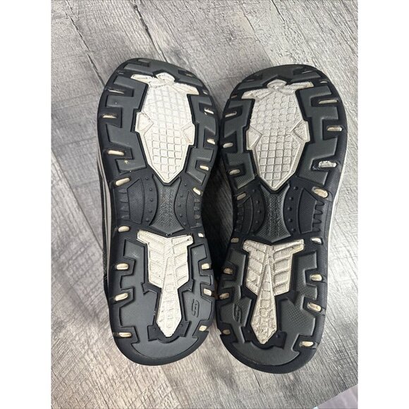 Skechers Avillo Loafers Mens 8.5 Black Relaxed Fit Memory Foam Shoes Slip On - Picture 6 of 9